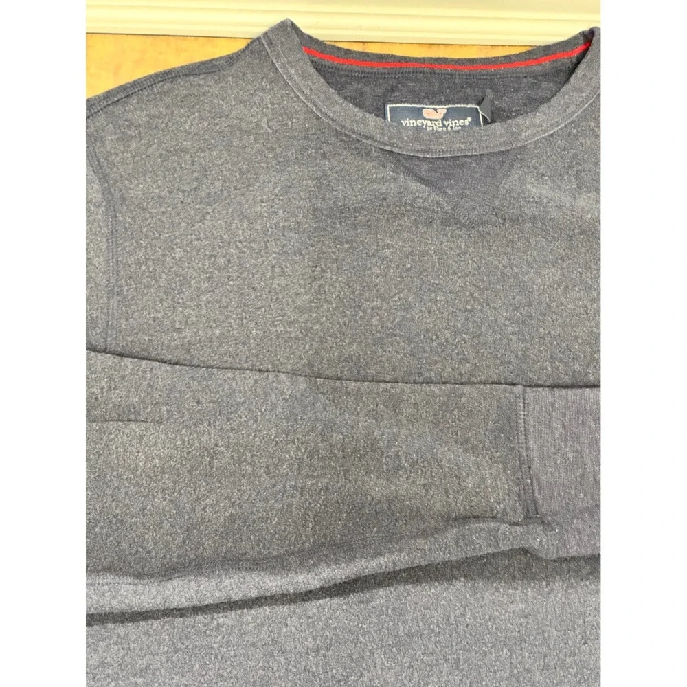 Vineyard Vines Long Sleeve Crewneck Pullover Top Mens Med Nautical Navy Preppy